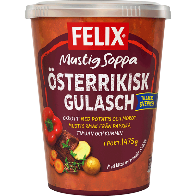 Österrikisk Gulaschsoppa - färdig gulaschsoppa