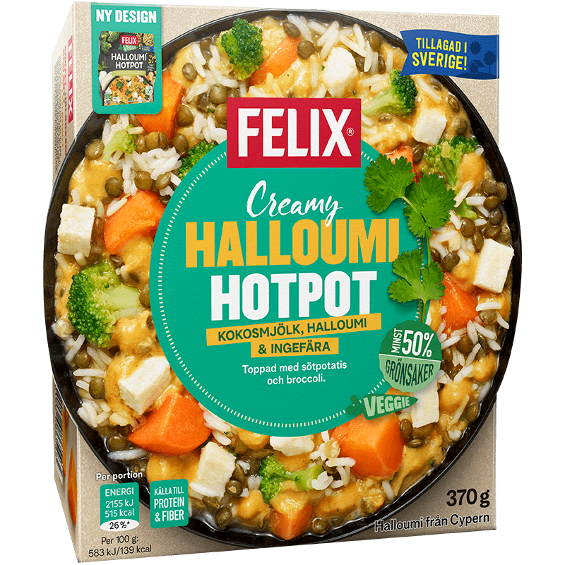 Creamy Halloumi Hotpot