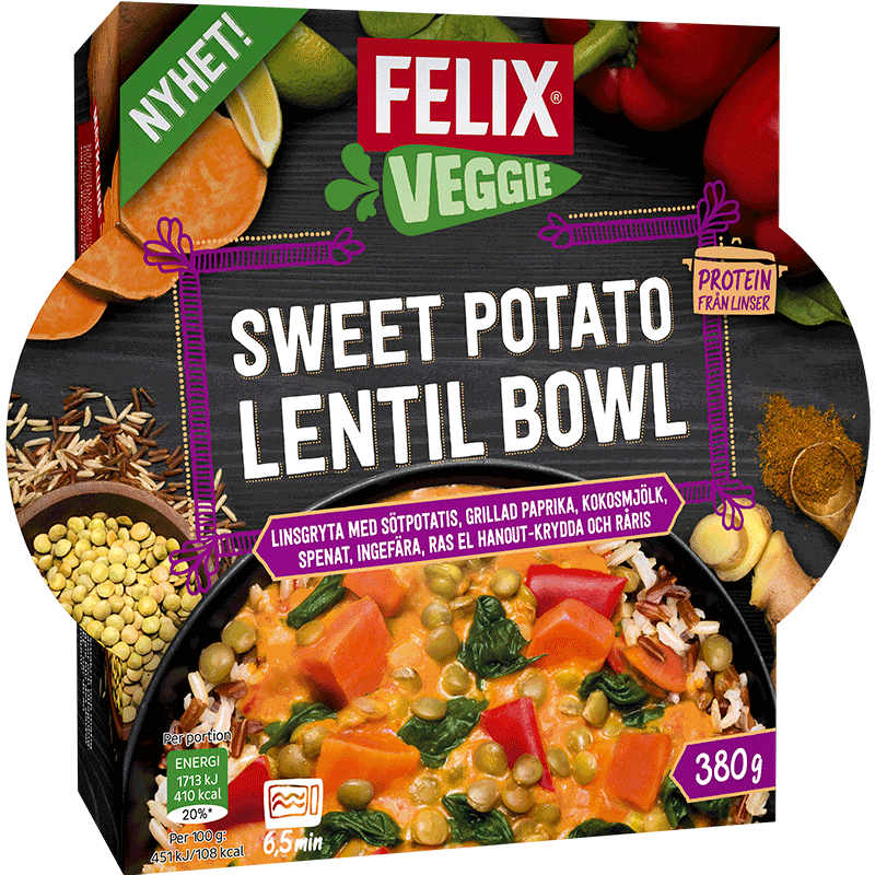 Sweet Potato Lentil Bowl