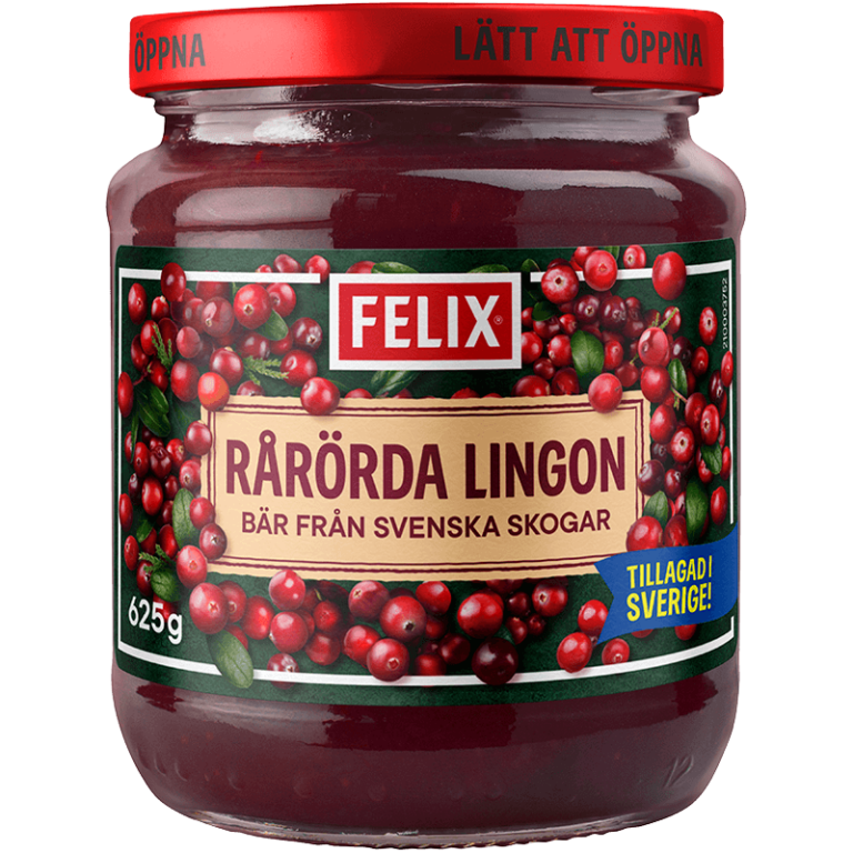 Rårörda Lingon 625g