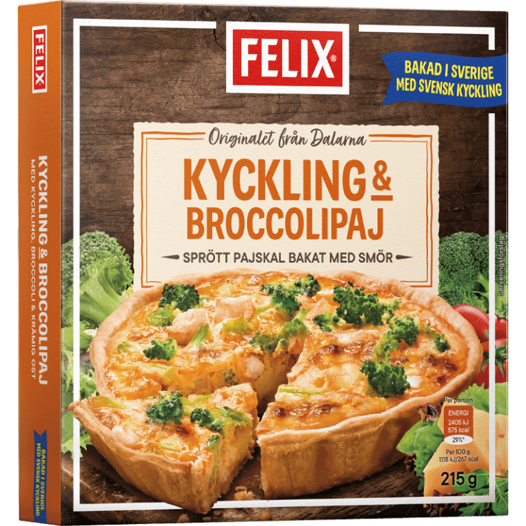 Kyckling & Broccolipaj