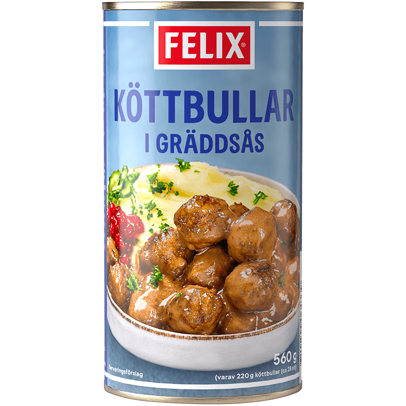 Köttbullar i gräddsås