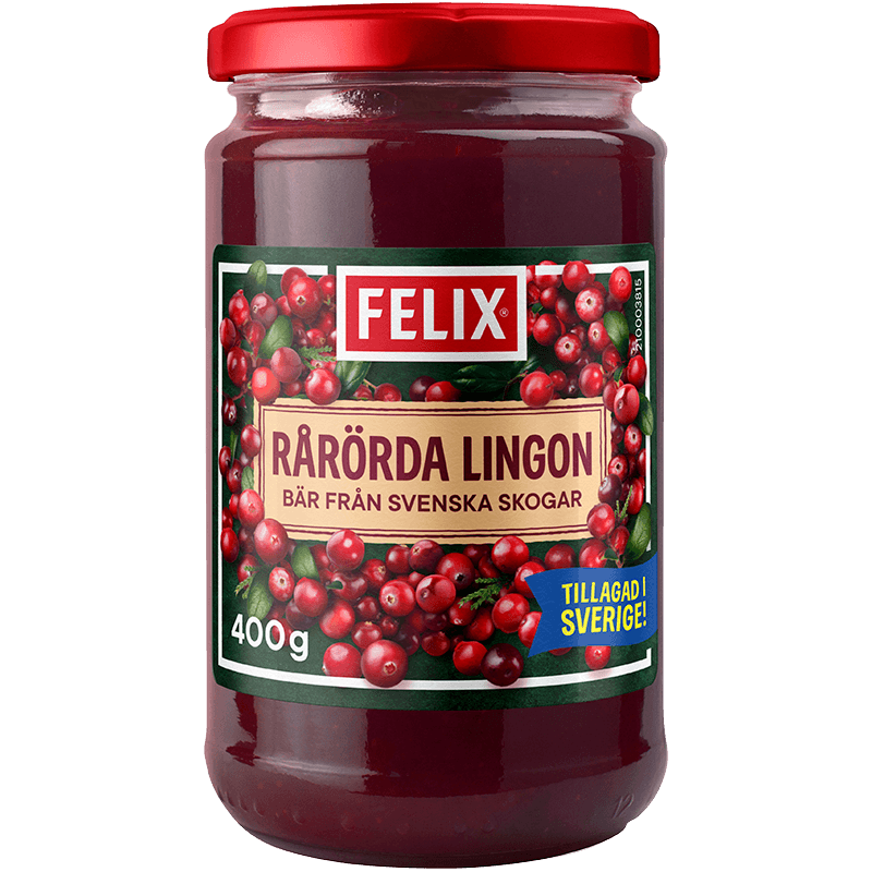 Rårörda Lingon 400g