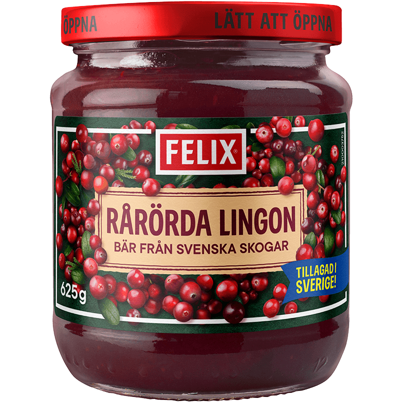 Rårörda Lingon 625g