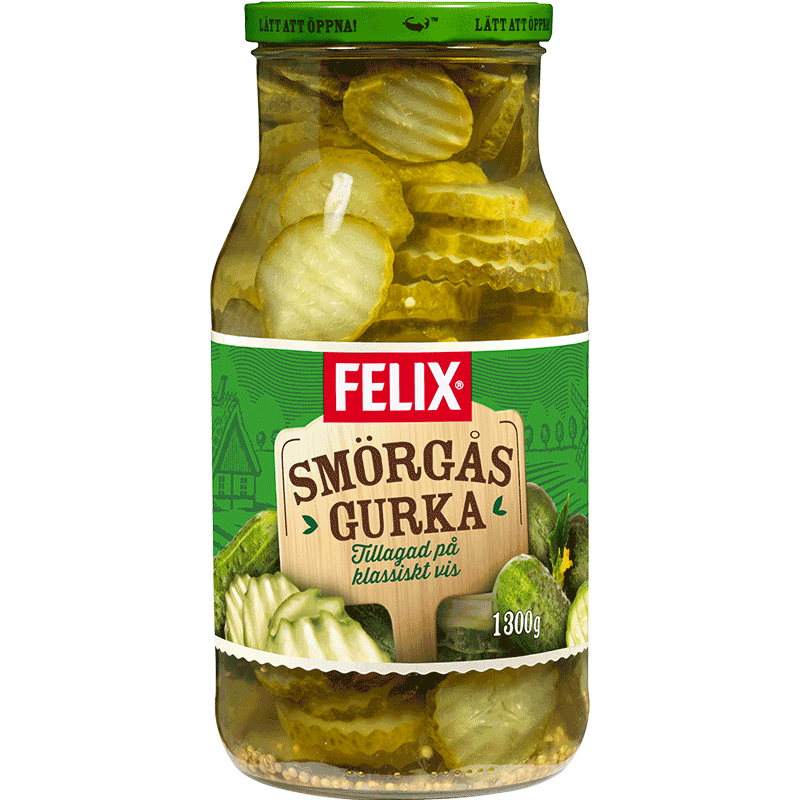 Skivad Smörgåsgurka 1300g