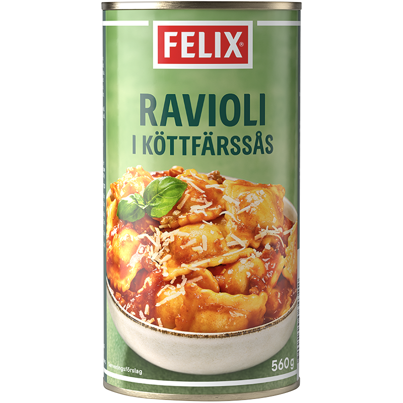 Ravioli i köttfärssås