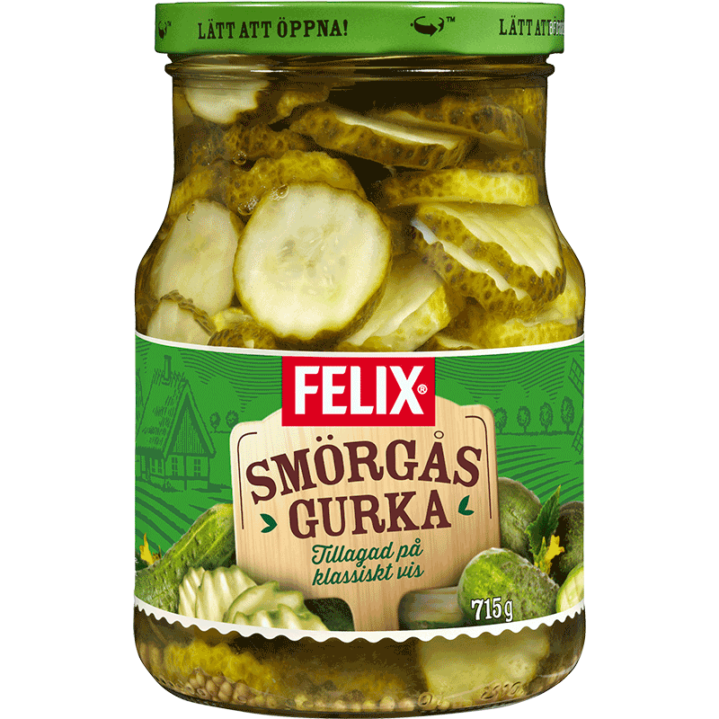 Skivad Smörgåsgurka 715g