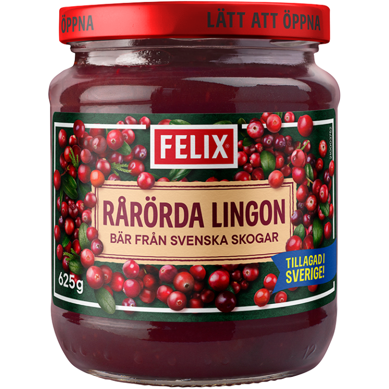 Rårörda Lingon 625g