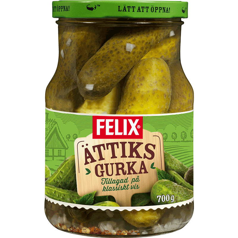 Hel Ättiksgurka