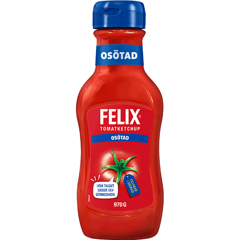 Tomatketchup Osötad 970 g