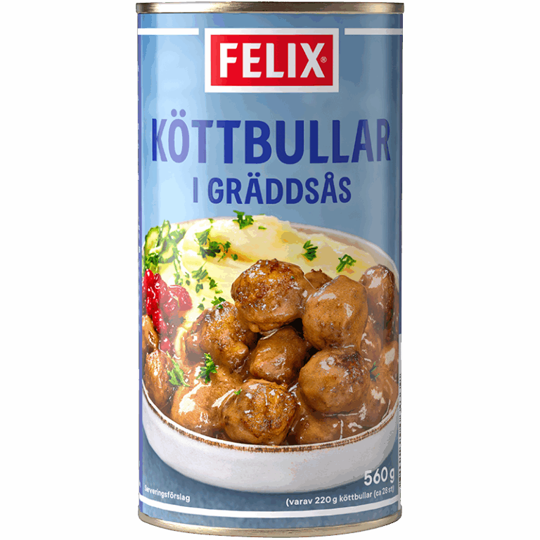 Köttbullar i gräddsås