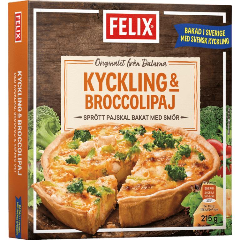 Kyckling & Broccolipaj