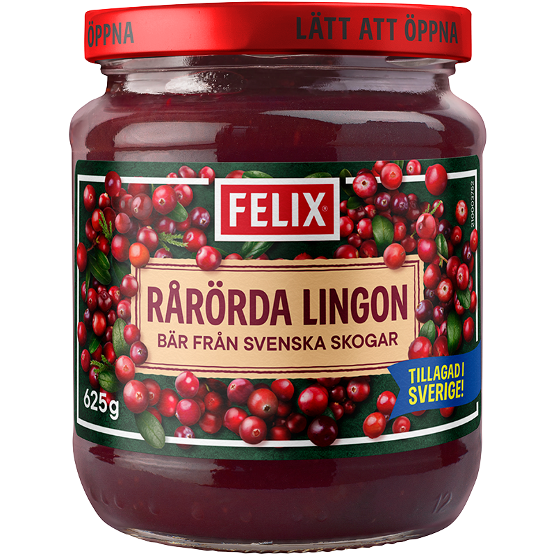 Rårörda Lingon 625g
