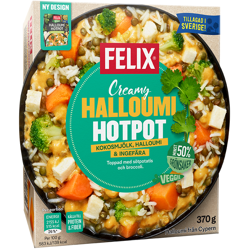 Creamy Halloumi Hotpot