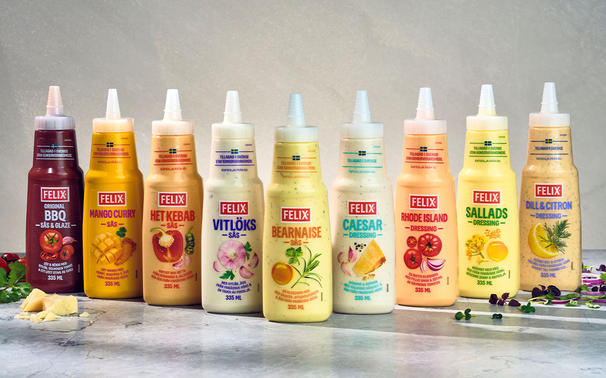 Felix dressingar och såser