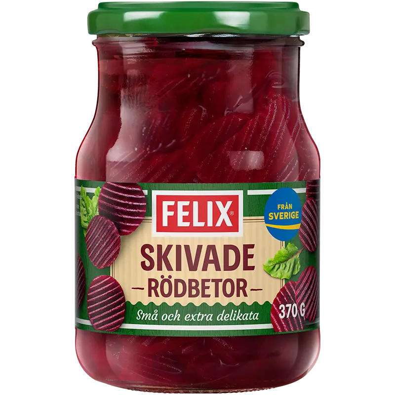 Rödbetor skivade 370 g
