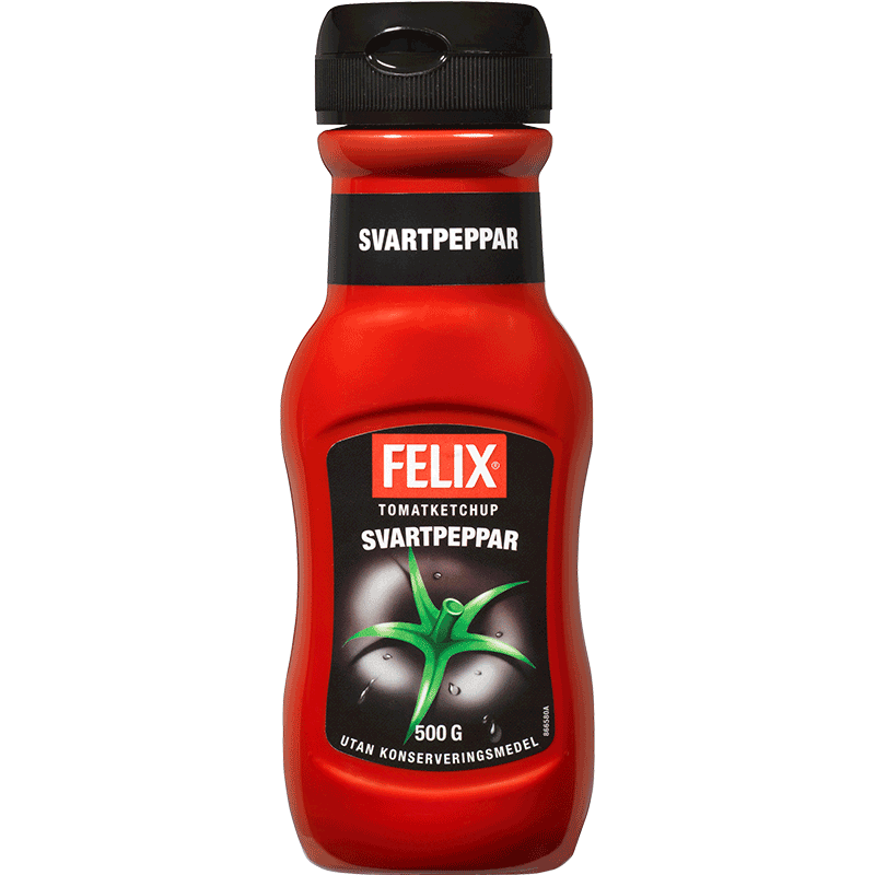 Tomatketchup Svartpeppar