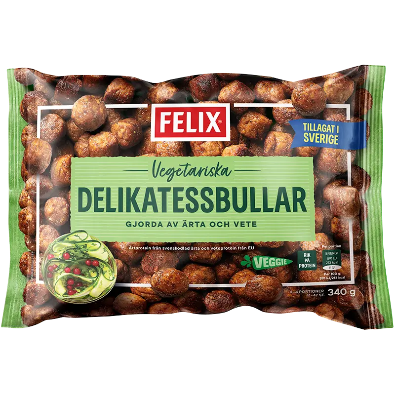 Vegetariska Delikatessbullar