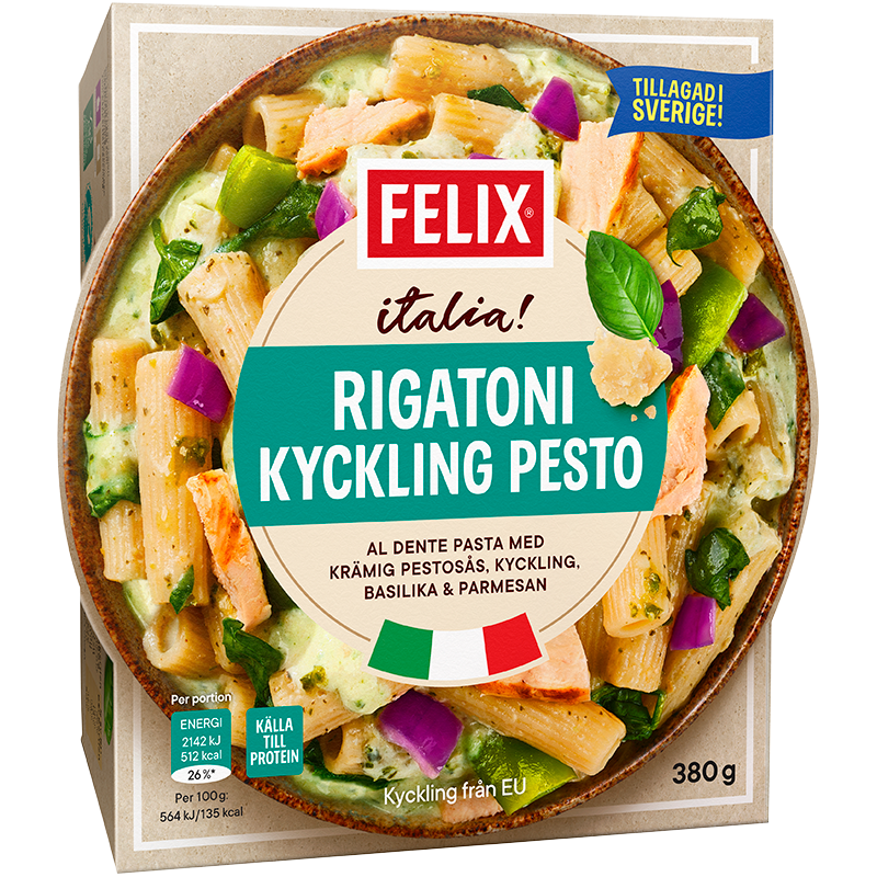 Rigatoni Kyckling Pesto