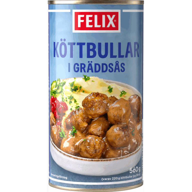 Köttbullar i gräddsås
