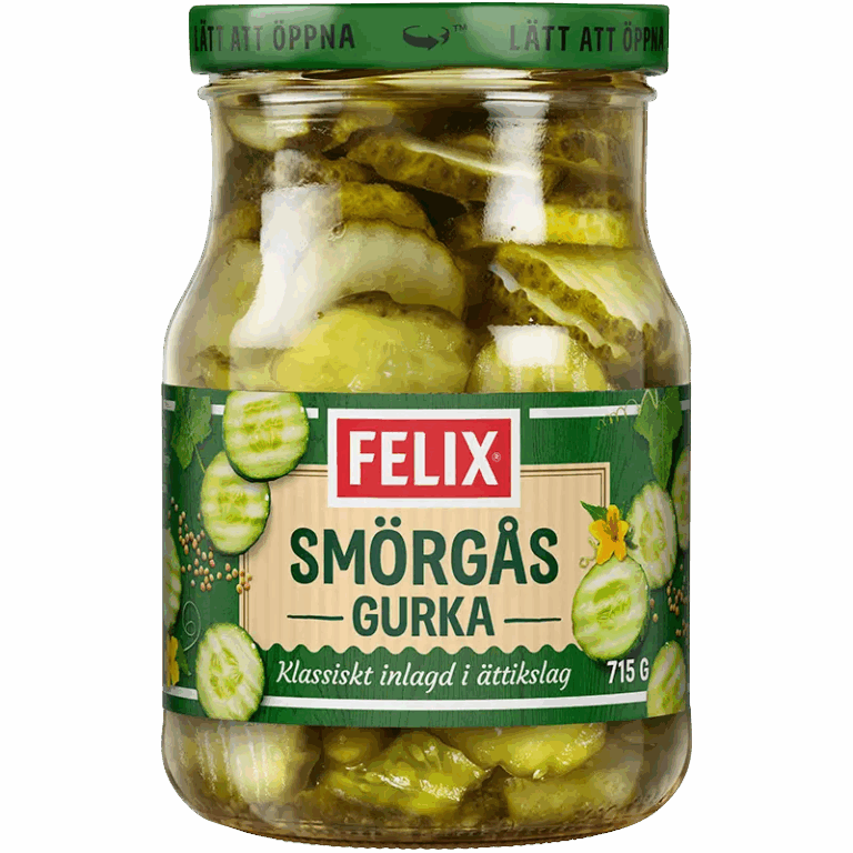 Skivad Smörgåsgurka 715g