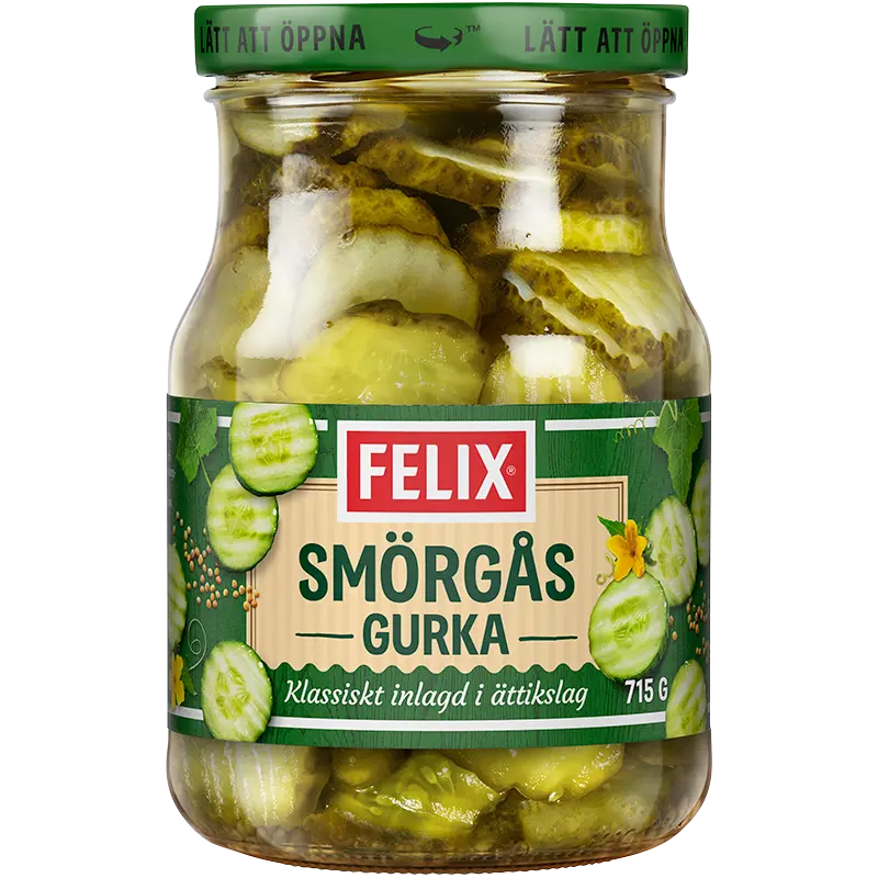 Skivad Smörgåsgurka 715g