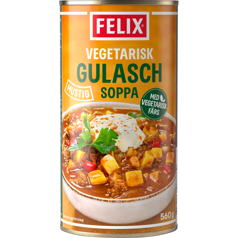 Vegetarisk Gulaschsoppa