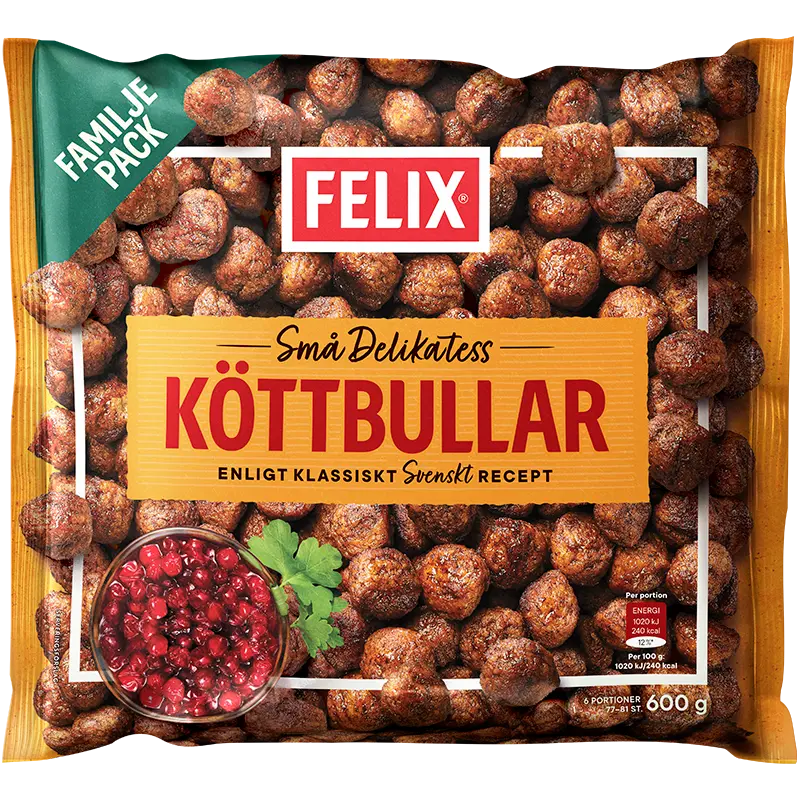 Små Delikatessköttbullar Storpack
