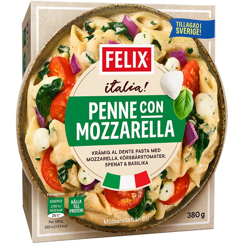 Penne con Mozzarella