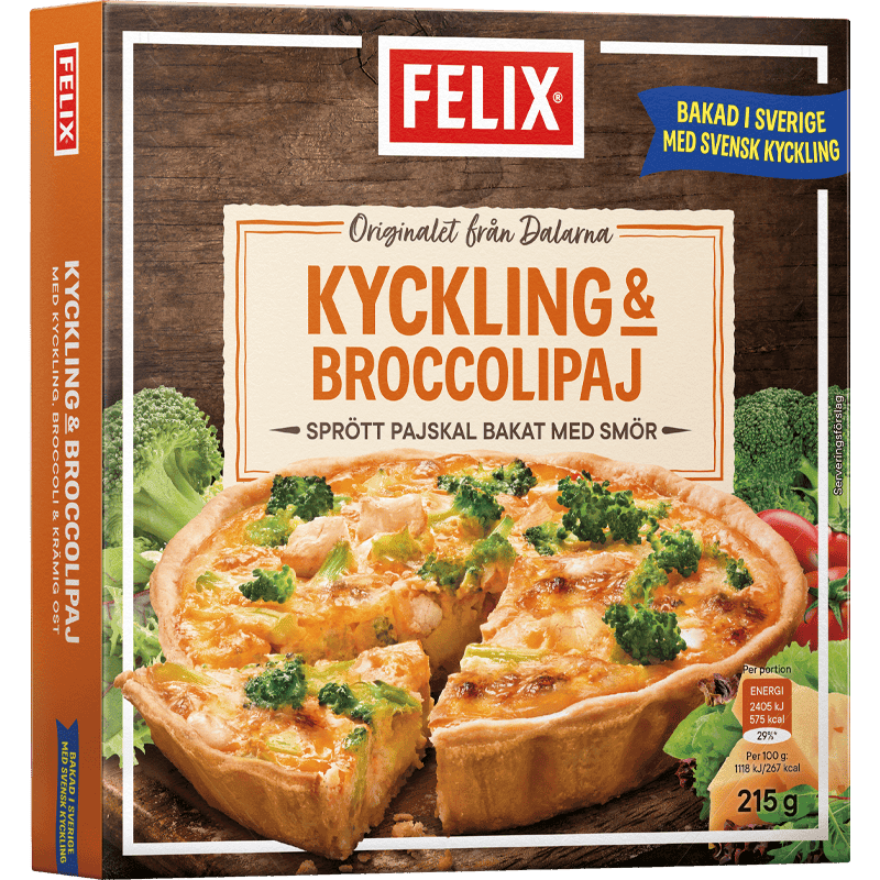 Kyckling & Broccolipaj