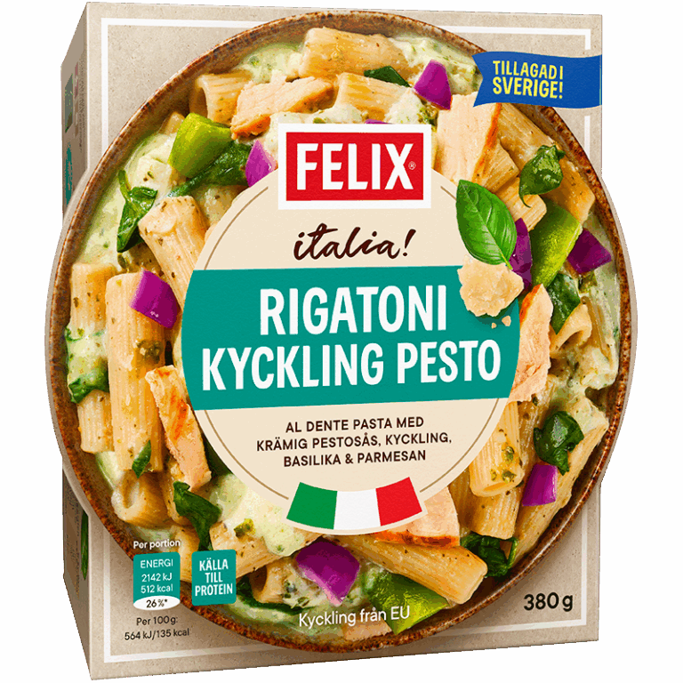 Rigatoni Kyckling Pesto