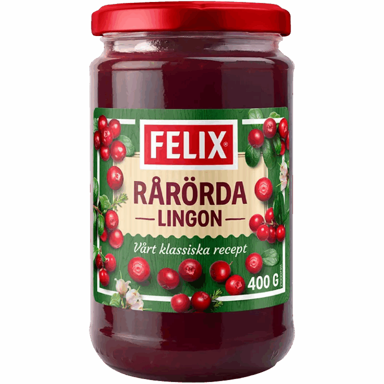 Rårörda Lingon 400g