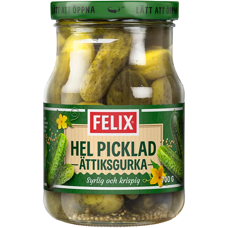 Hel Picklad Ättiksgurka