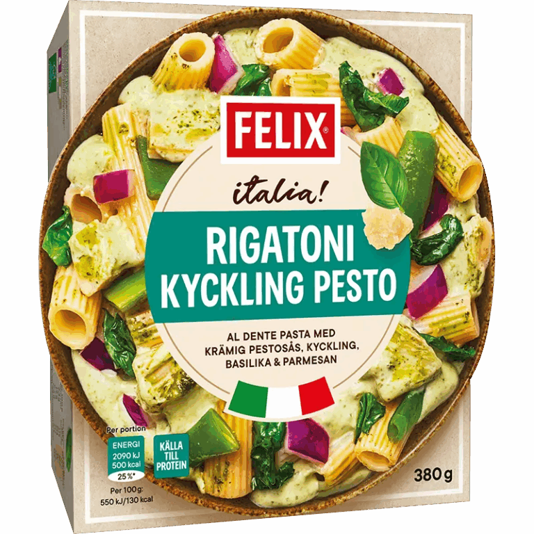 Rigatoni Kyckling Pesto