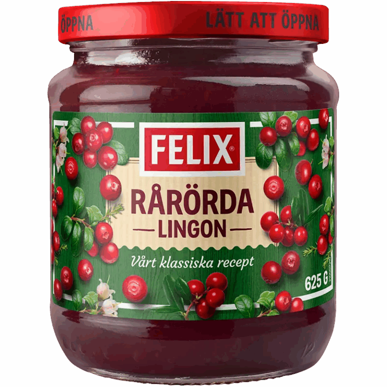Rårörda Lingon 625g