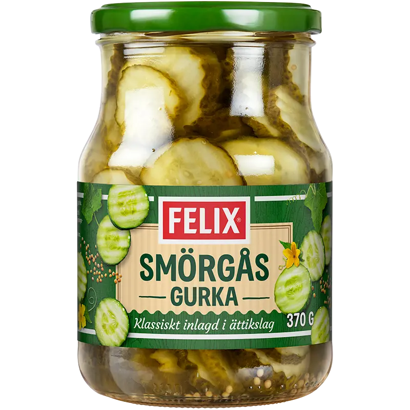 Skivad Smörgåsgurka 370g