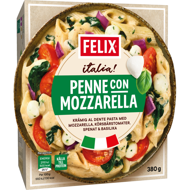Penne con Mozzarella