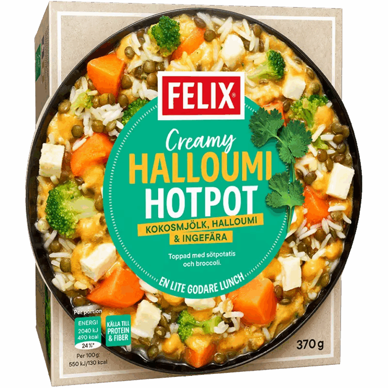 Creamy Halloumi Hotpot