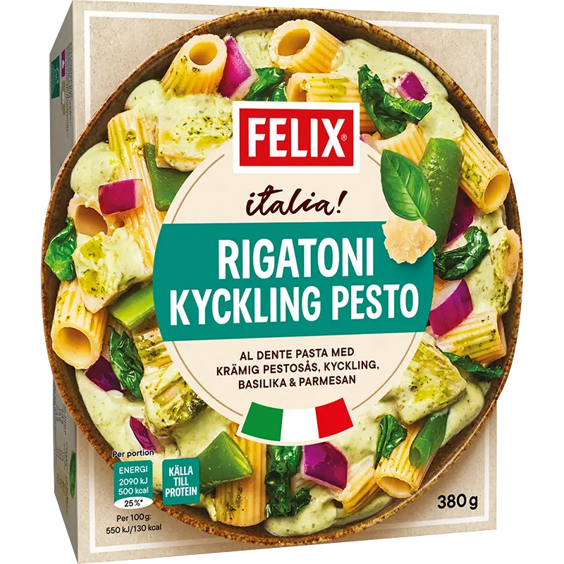Rigatoni Kyckling Pesto