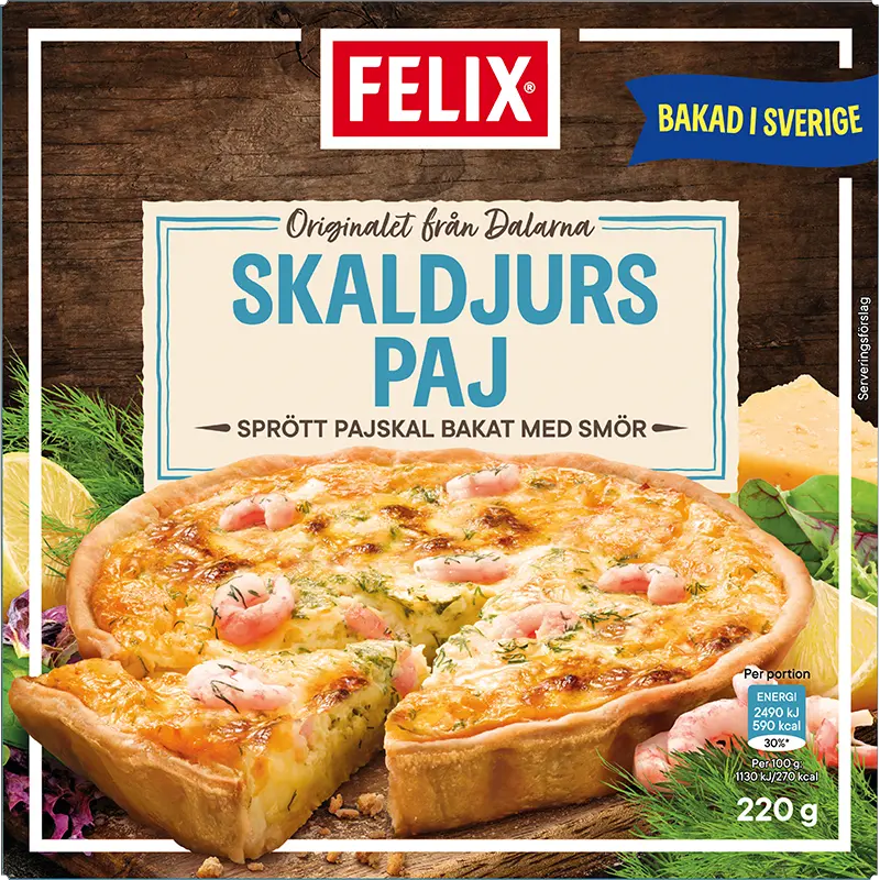 Skaldjurspaj