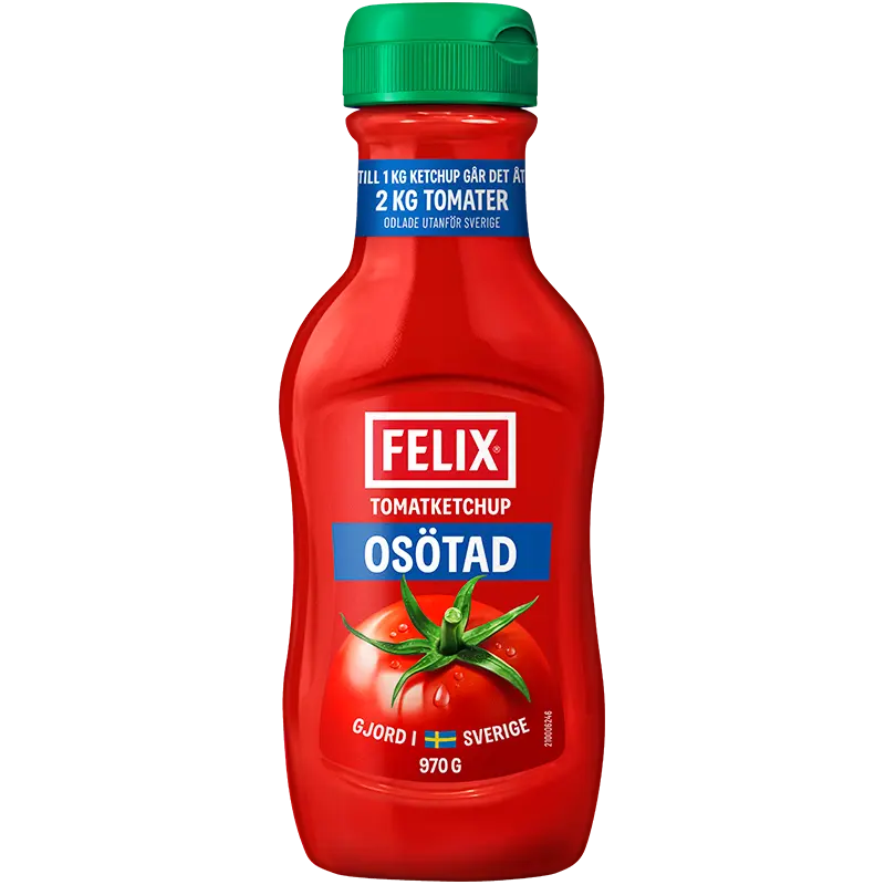 Tomatketchup Osötad 970 g