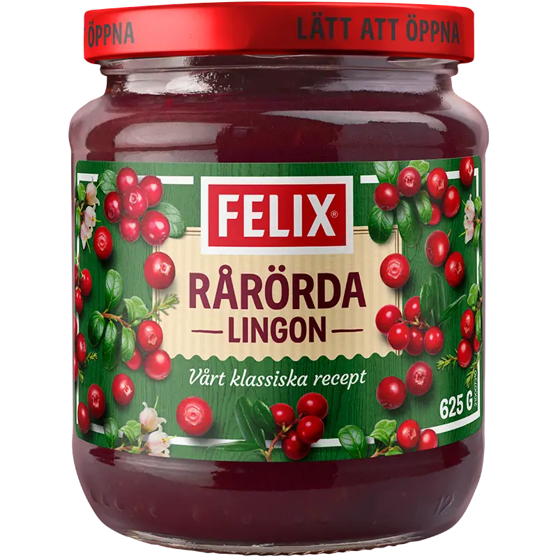Rårörda Lingon 625g